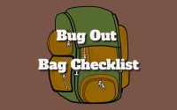 bug out bag checklist