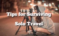 tips for surviving solo travel